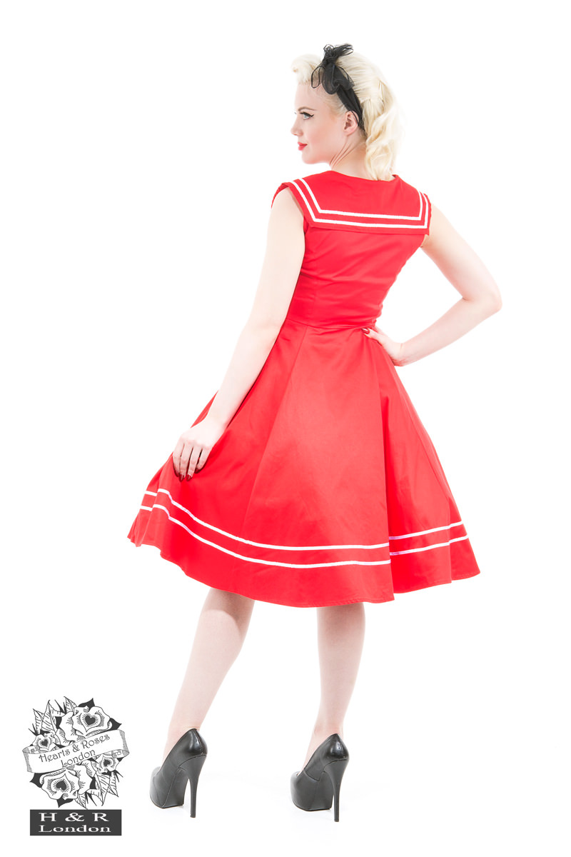 Red Sailor Dress